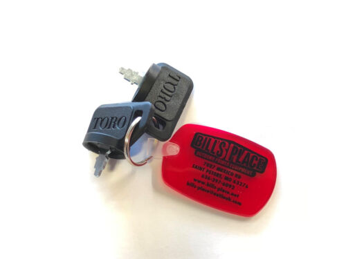 GENUINE TORO PART #63-8360 KEY (SET OF 2);TORO MOWER & SNOWBLOWER KEY & KEYCHAIN