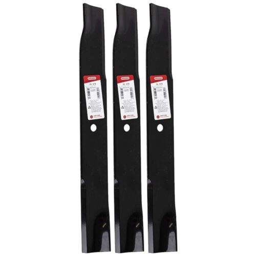 3 PACK NEW OREGON PART # 95-078 MOWER BLADE, 21" FERRIS JOHN DEERE BOBCAT DIXON