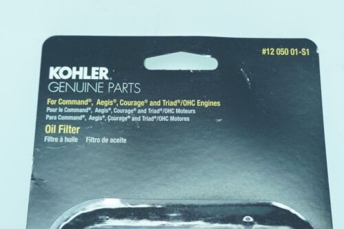 GENUINE KOHLER PART # 12 050 01-S1 OIL FILTER 12-050-01-S KOHLER OIL FILTER