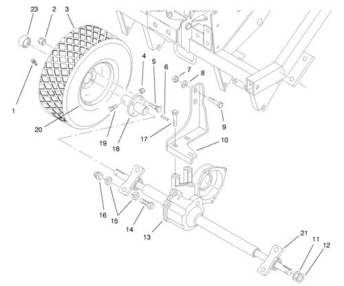 NEW GENUINE OEM TORO PART # 242-50 NUT-LUG; REP. 1-513011,114190,N113,E513011