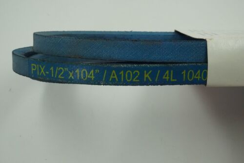 GENUINE PIX PART # A102K BELT; 1/2 x 104" TORO WHEEL HORSE 102866