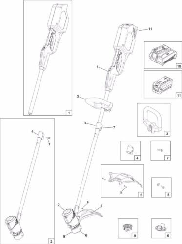 NEW GENUINE OEM TORO PART # 125-8284 GRASS SHIELD FOR TORO COREDLESS TRIMMERS