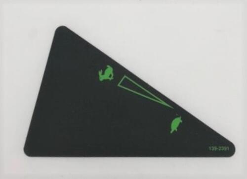 GENUINE OEM TORO PART# 139-2391; DECAL- CONTROL PANEL