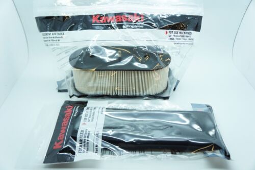 GENUINE OEM KAWASAKI # 11013-7031 & 11013-7025 AIR & PRE FILTER COMBO FH ENGINES