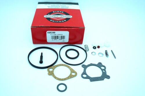 GENUINE OEM BRIGGS & STRATTON PART # 498260 CARBURETOR KIT; QUANTUM CARB KIT