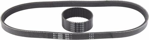 NEW GENUINE OEM TORO PART # 73-0160 & 61-8802 POWER CURVE SNOWBLOWER BELT SET