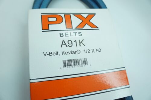 GENUINE OEM PIX BELT PART # A91K BELT; 1/2" x 93" BELT  POWER RATED BELT