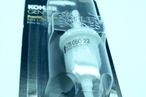 GENUINE OEM KOHLER PART # 25 050 22-S1 FUEL FILTER; REP. FUEL FILTER 25 050 22-S