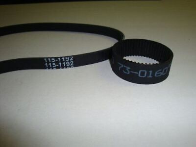 GENUINE OEM TORO PART # 115-1192 KIT; BELT KIT INCLUDING 115-1192 & 73-0160