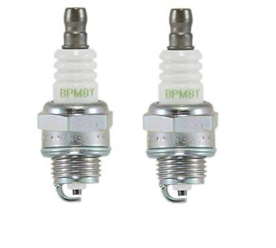 NEW GENUINE NGK PART # BPM8Y SPARK PLUG; SET OF TWO BPM8Y SPARK PLUGS