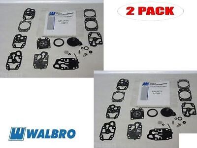 GENUINE OEM WALBRO PART # K13-WYK; CARBURETOR REBUILD KIT 2 PACK