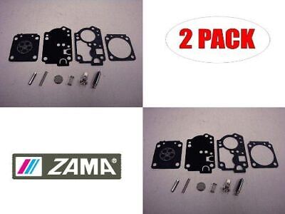GENUINE OEM ZAMA PART # RB-168; CARBURETOR REBUILD KIT 2 PACK
