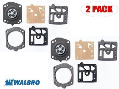 GENUINE OEM WALBRO PART # D11-HDA; CARBURETOR REBUILD KIT 2 PACK