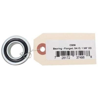 NEW GENUINE OEM SWISHER PART # CB58 BEARING, FLANGED 3/4 ID