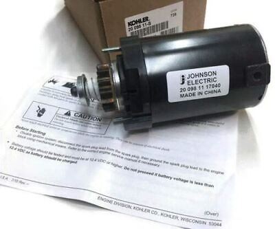 GENUINE OEM KOHLER PART # 20 098 11-S; STARTER