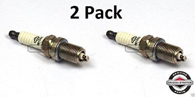 GENUINE OEM BRIGGS & STRATTON PART # 491055S SPARK PLUG (2PACK)