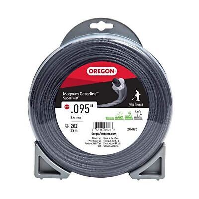 NEW OREGON PART # 20-020 MAGNUM GATORLINE SUPERTWIST TRIMMER LINE, .095" X 282'