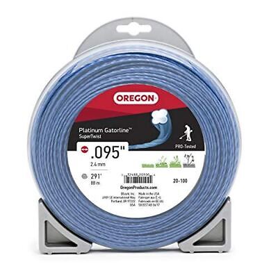 NEW OREGON PART # 20-100 PLATINUM GATORLINE SUPERTWIST TRIMMER LINE,.095" X 289'