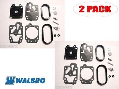 GENUINE OEM WALBRO PART # K20-WYA; CARBURETOR REBUILD KIT 2 PACK