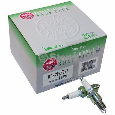 GENUINE OEM NGK PART # 1196; BPR2ES SPARK PLUG SHOP PACK, CASE OF 25