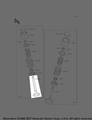 GENUINE OEM KAWASAKI PART # 12004-0740 INTAKE VALVE FOR FR600V, FS481V, FS541V