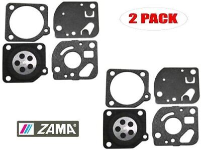 GENUINE OEM ZAMA PART # GND-41; CARBURETOR REBUILD KIT 2 PACK