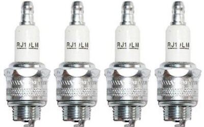 GENUINE OEM CHAMPION PART # RJ17LM; SPARK PLUG 4 PACK