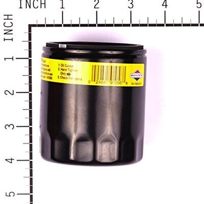 NEW GENINE OEM BRIGGS & STRATTON PART # 491056 OIL FILTER; REP. 491056S, 805255