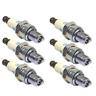 GENUINE OEM NGK PART # CMR7H; SPARK PLUG 6 PACK