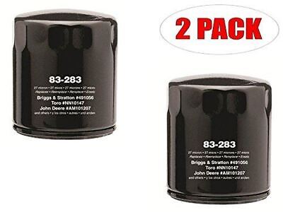 2 PACK OREGON PART # 83-283 OIL FILTER; REPLACES 491056, 52 050 02-S, NN10143