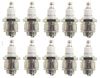 GENUINE OEM NGK PART # BR2LM; SPARK PLUG 10 PACK