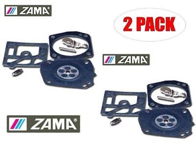 2 PACK OEM ZAMA PART # Z000-001-K040-A; CARBURETOR REBUILD KIT REPLACES RB-130