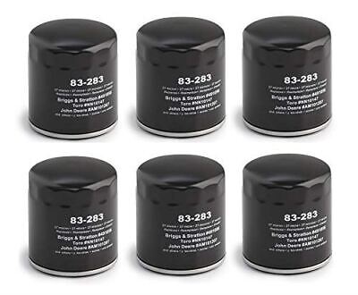 6 PACK OREGON PART # 83-283 OIL FILTER; REPLACES 491056, 52 050 02-S, NN10143