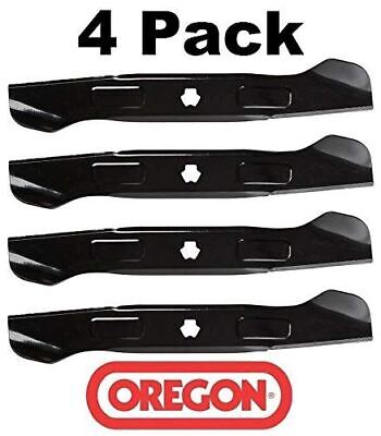 PACK OF 4 OREGON PART NUMBER 98-096 MOWER BLADE, 23-1/4" GATOR MULCHING BLADE