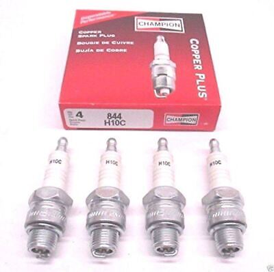 GENUINE OEM CHAMPION PART # H10C; SPARK PLUG 4 PACK