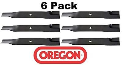 6 PACK NEW OREGON PART NUMBER 98-071 MOWER BLADE, 21" WITH 3/4" CENTER HOLE SIZE