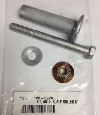 NEW GENUINE OEM TORO PART #126-2928 ANTI-SCALP ROLLER AXLE KIT REP. 99-2842