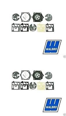 GEUNUINE OEM WALBRO PART # K10-HDB; CARBURETOR REBUILD KIT 2 PACK