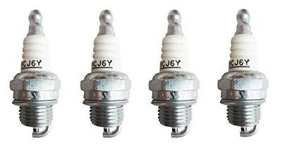 SET OF 4 GENUINE OEM CHAMPION PART # RCJ6Y SPARK PLUG;  QUANTITY 4 PLUGS