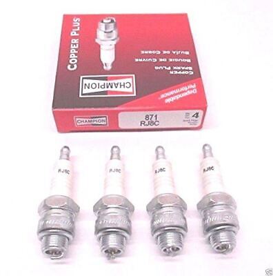 GENUINE OEM CHAMPION PART # RJ8C; SPARK PLUG 4 PACK